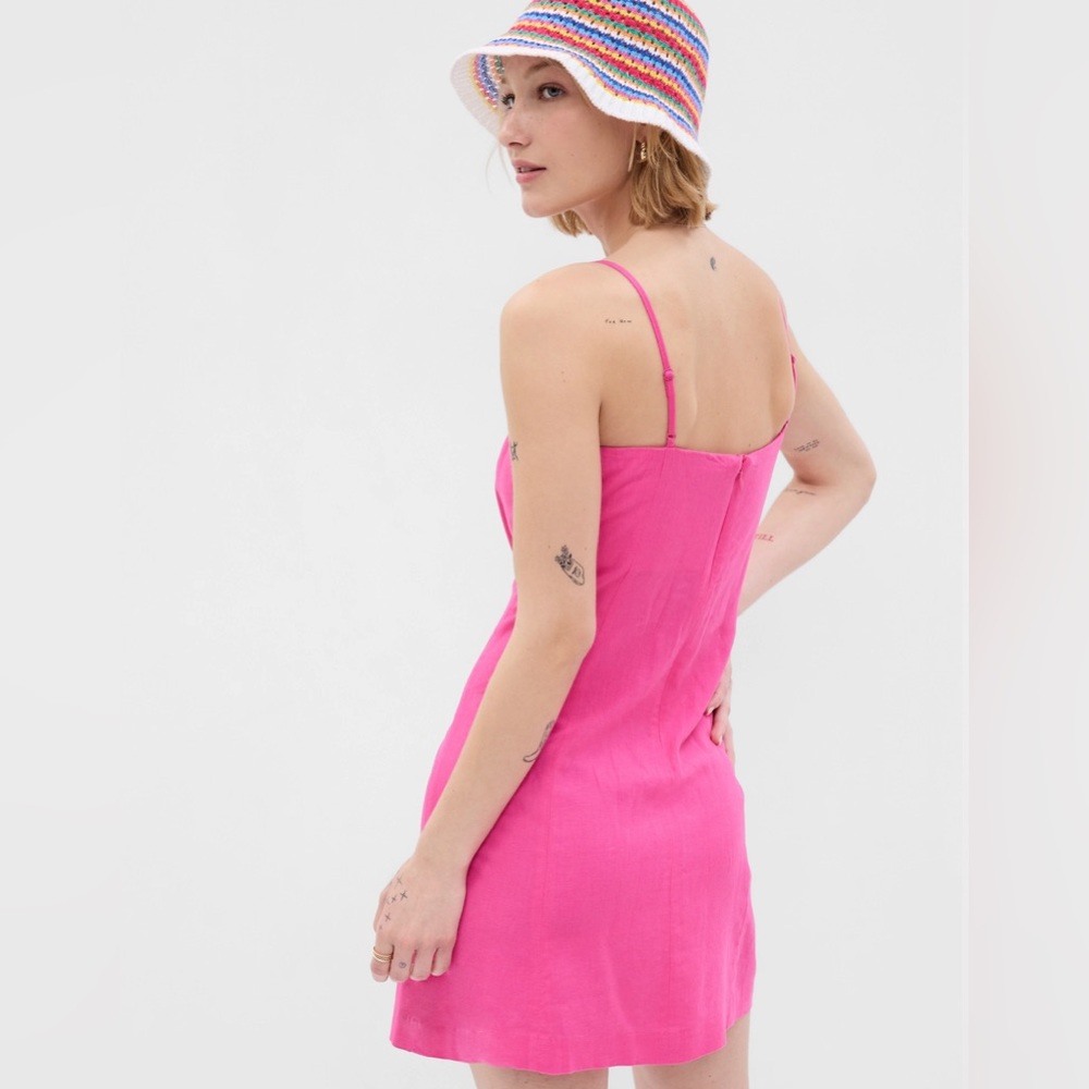 Pink linen mini - Picture 2 of 6